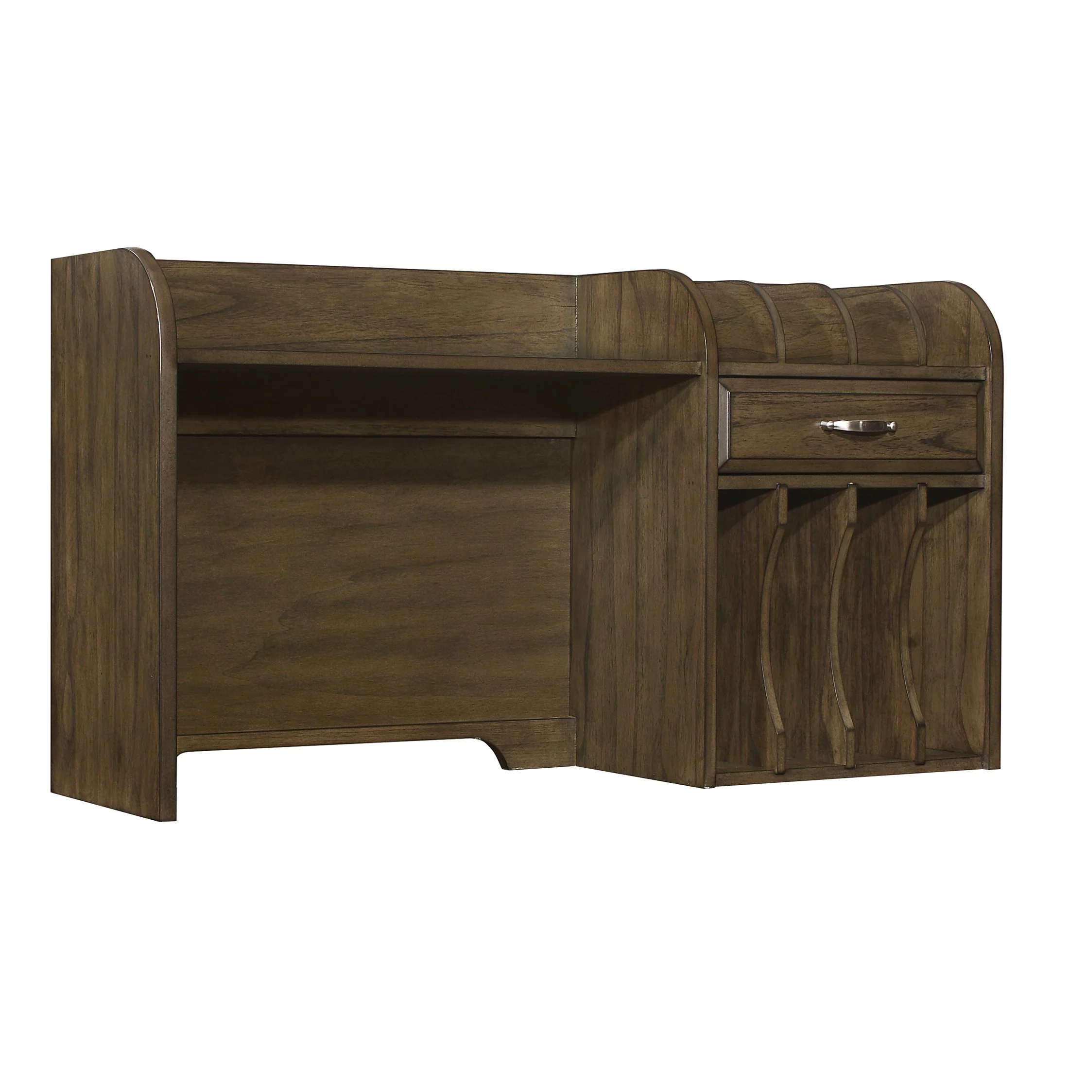 OakvillePark Fallon Desk Hutch, Brown Gray