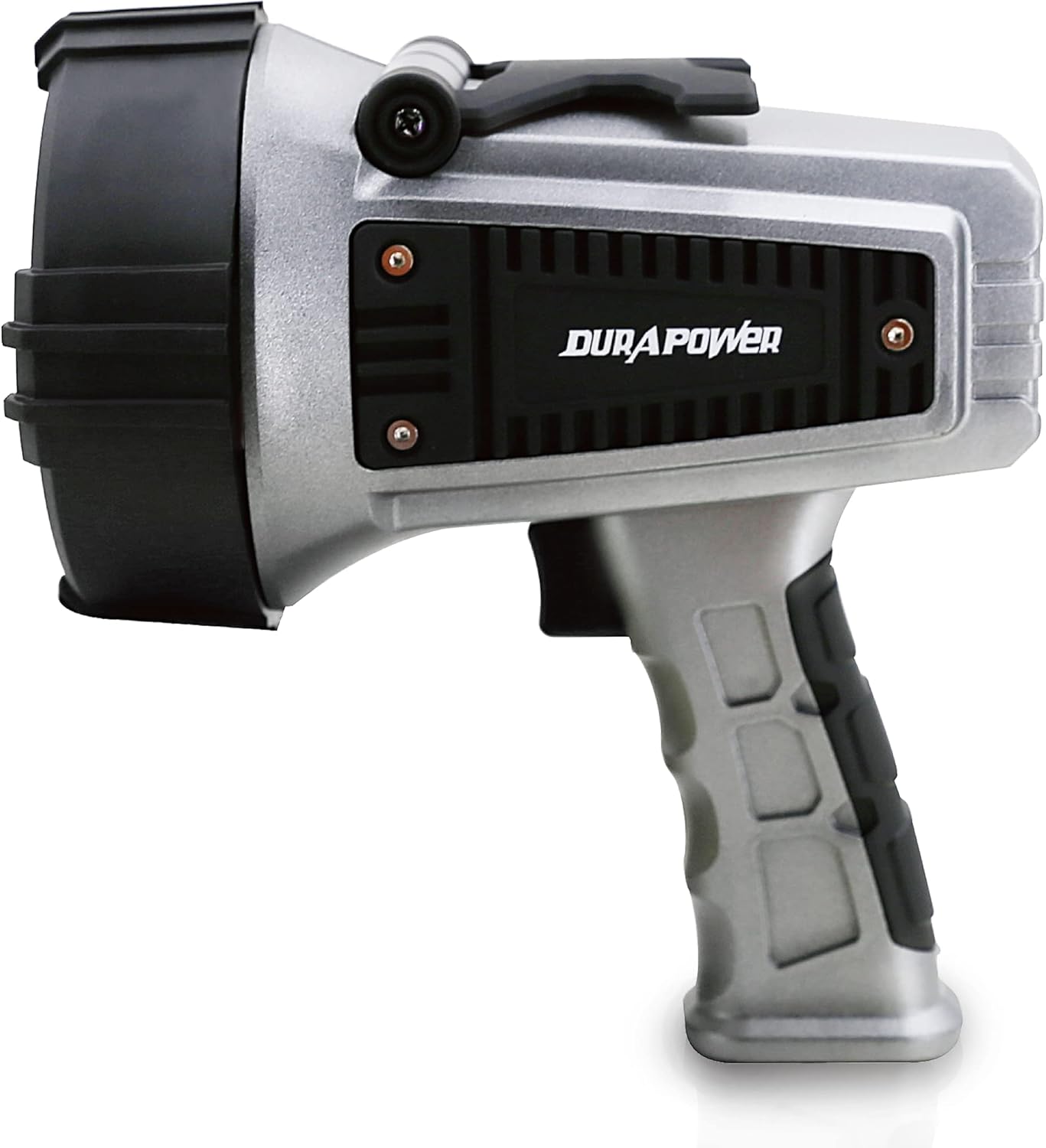 Durapower 5000 Lumen LED Rechargeable Spotlight, 7200mah Ultra Bright Compact Handheld Spotlight, IP68 Waterproof Spotlight Flashlight for Marine Boat Camping Country Farm Gift