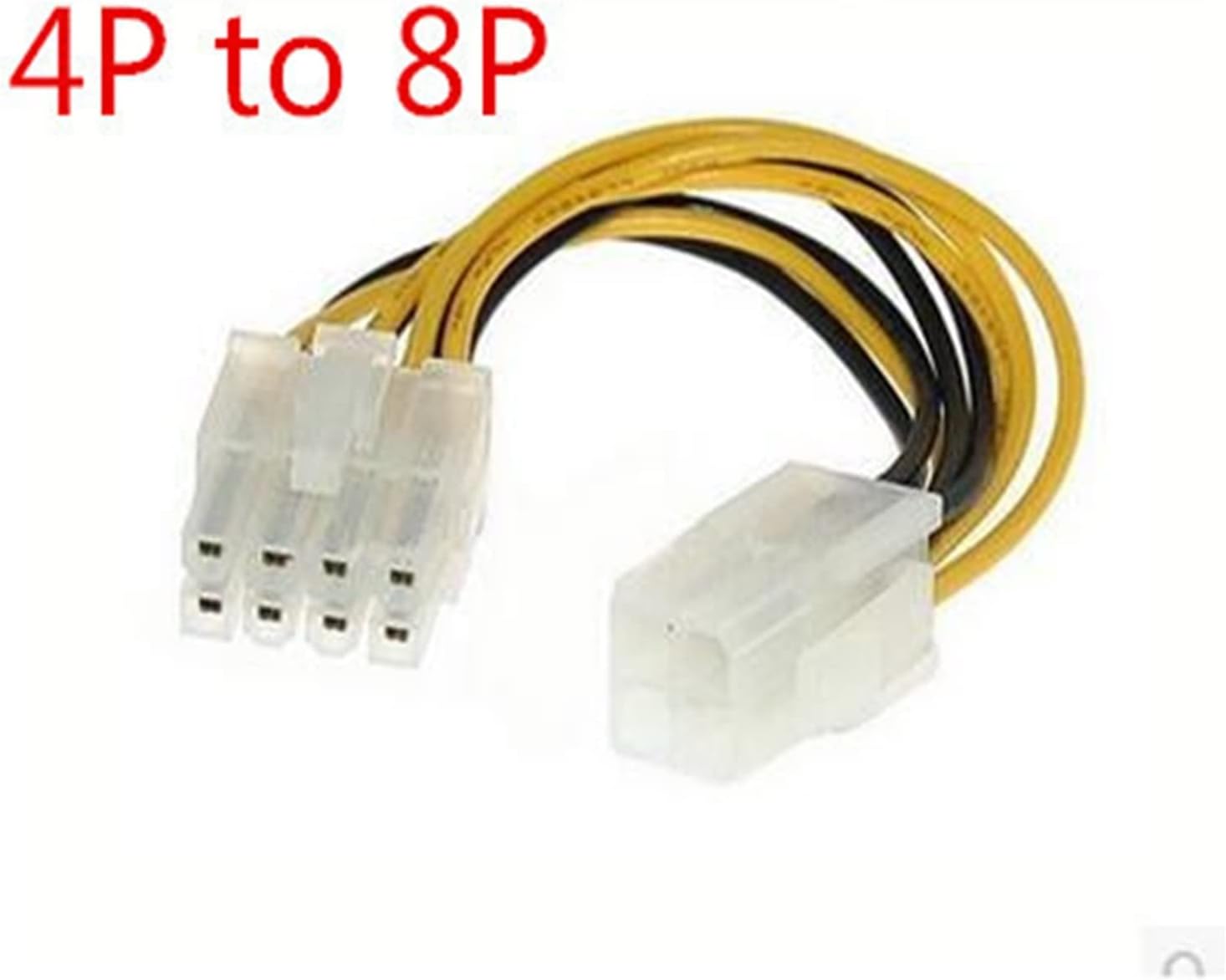 1 Pcs 4 Pin Male To 8 Pin CPU Power Converter ATX Cable Wire 12V