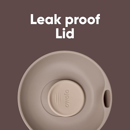 Owala SmoothSip Slider Insulated Stainless Steel Coffee Tumbler, Reusable Iced Coffee Cup, Hot Coffee Travel Mug, BPA Free 12 oz, Purple/Pink (Crochet Queen)