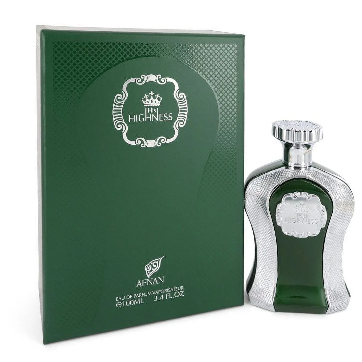 His Highness Green by Afnan Eau De Parfum Spray (Unisex) 3.4 oz for Men - Brand New