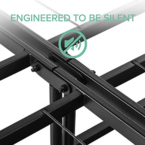 ZINUS Rumi 14in Full Metal Bed Frame, Quick Assembly SmartBase® Mattress Foundation, Heavy Duty Sturdy Steel with No Box Spring Needed, Eco-Friendly Packaging, Black