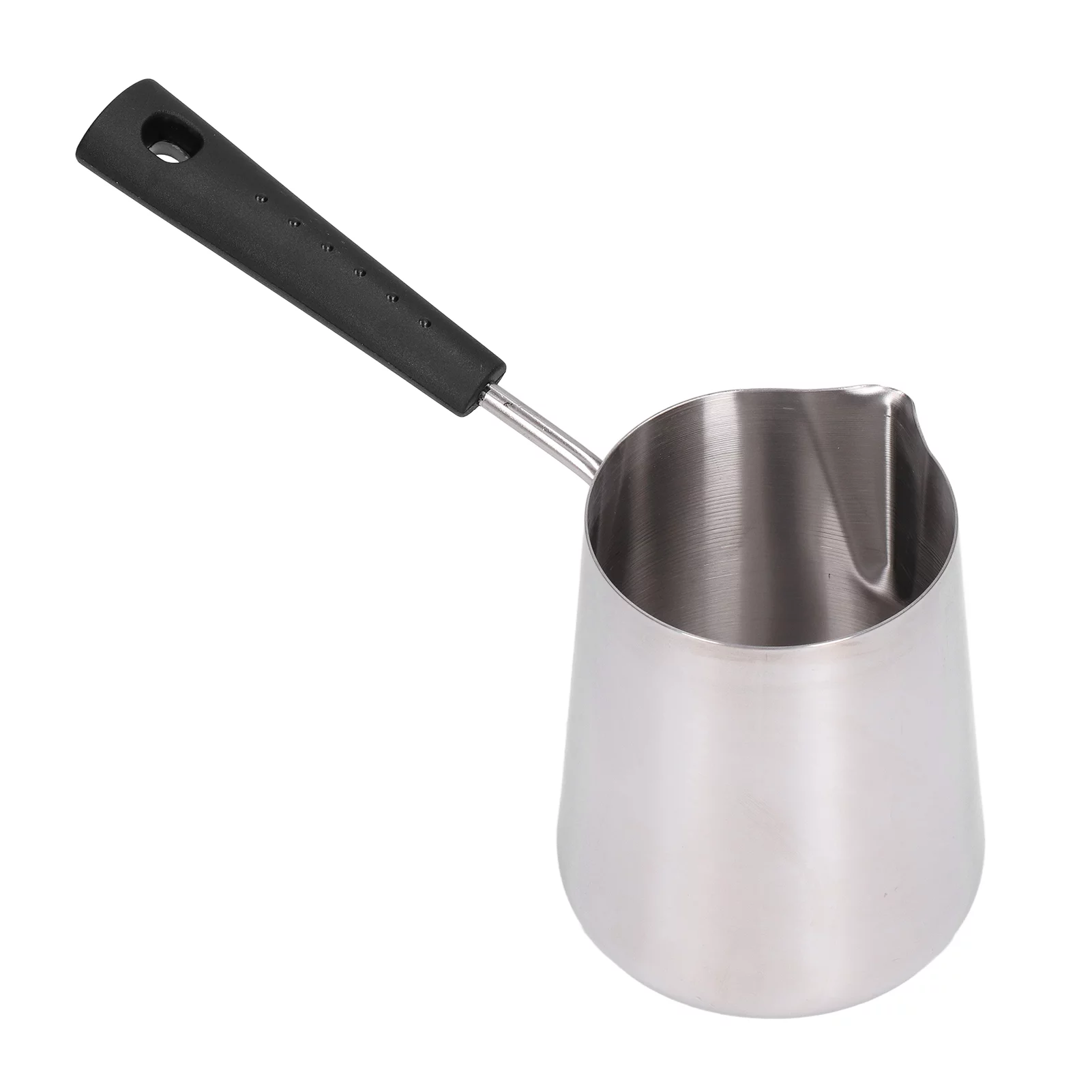 Turkish Coffee Pot Butter Warmer Melting Milk Maker 600ml Stainless Steel Glossy Surface High Temperature Resistant Easy to Clean