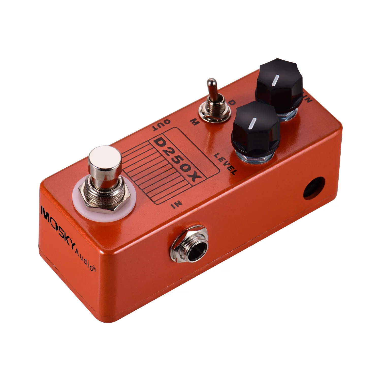 MOSKYAudio D250X Electric Guitar Overdrive Preamp Effect Pedal - Take Your Guitar Playing to the Next Level!