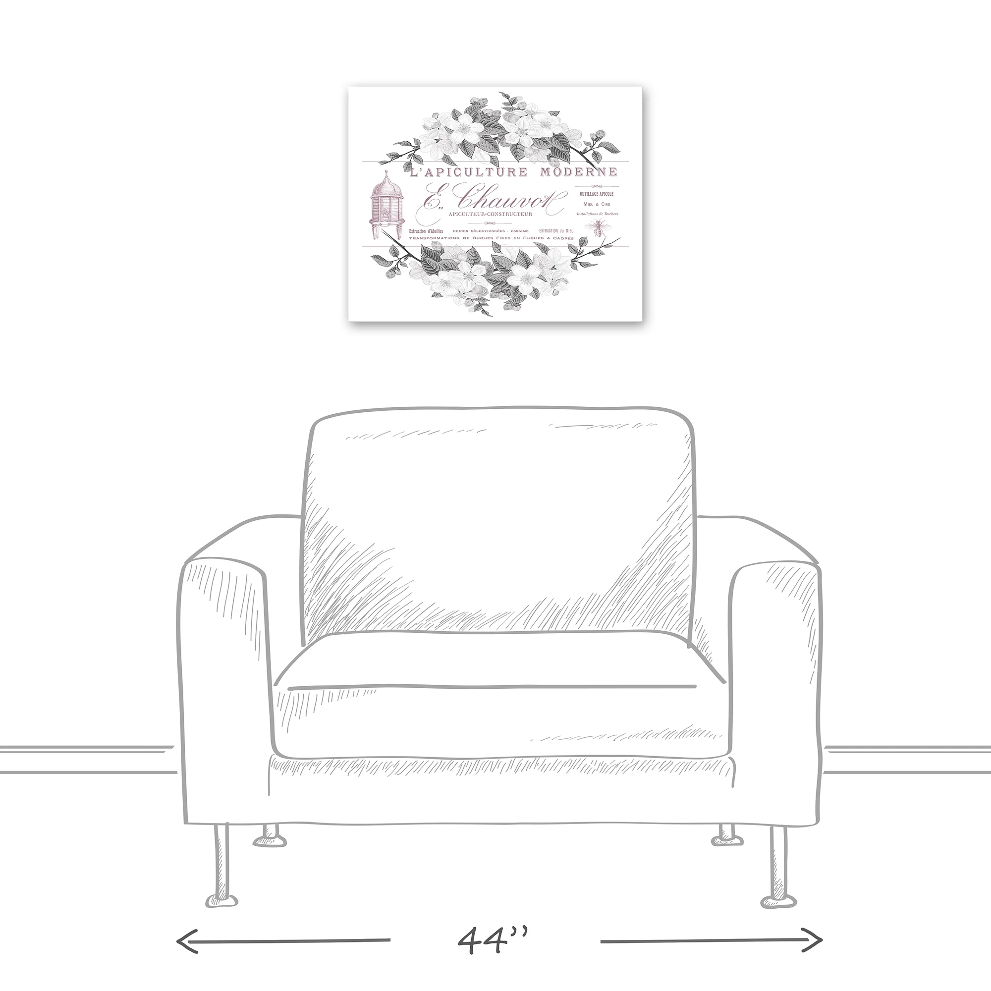 Creative Products French Bee Keeper 16x20 Canvas Wall Art