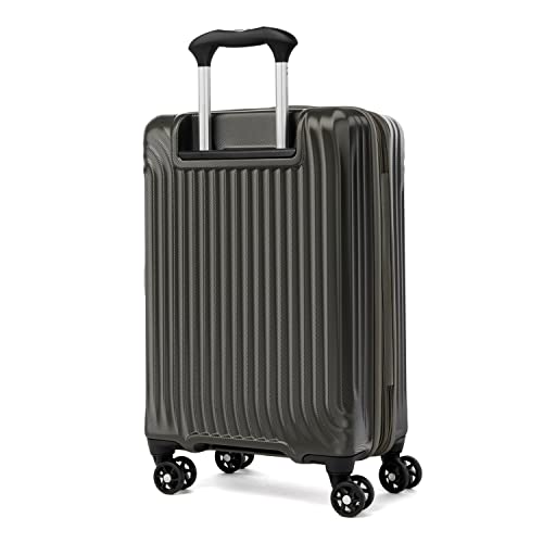 Travelpro Maxlite Air Hardside Expandable Carry on Luggage, 8 Spinner Wheels, Lightweight Hard Shell Polycarbonate Suitcase, Shadow Grey, Carry On 21-Inch