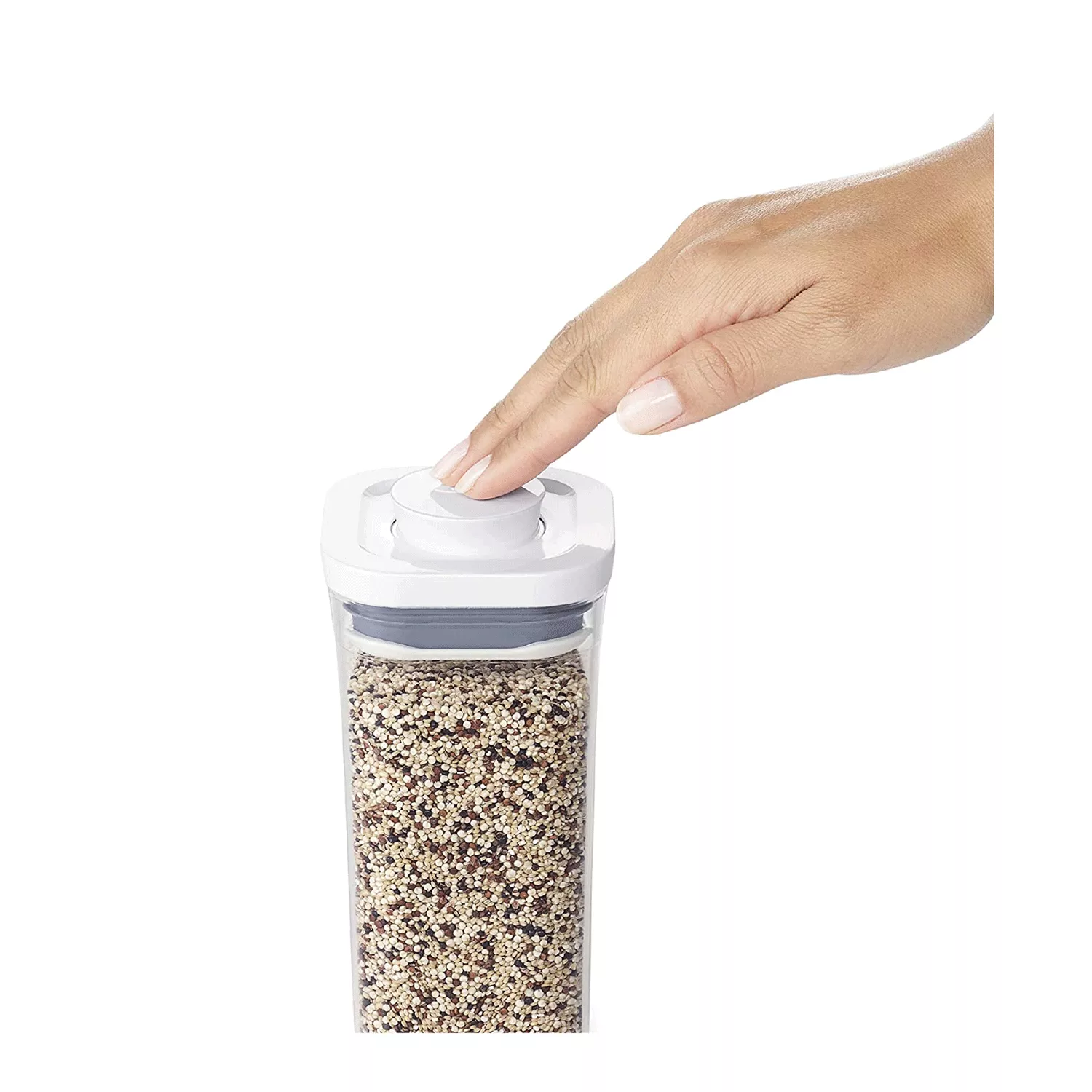 OXO 11236500 Good Grips 8 Piece POP Airtight Stackable Containers, Clear