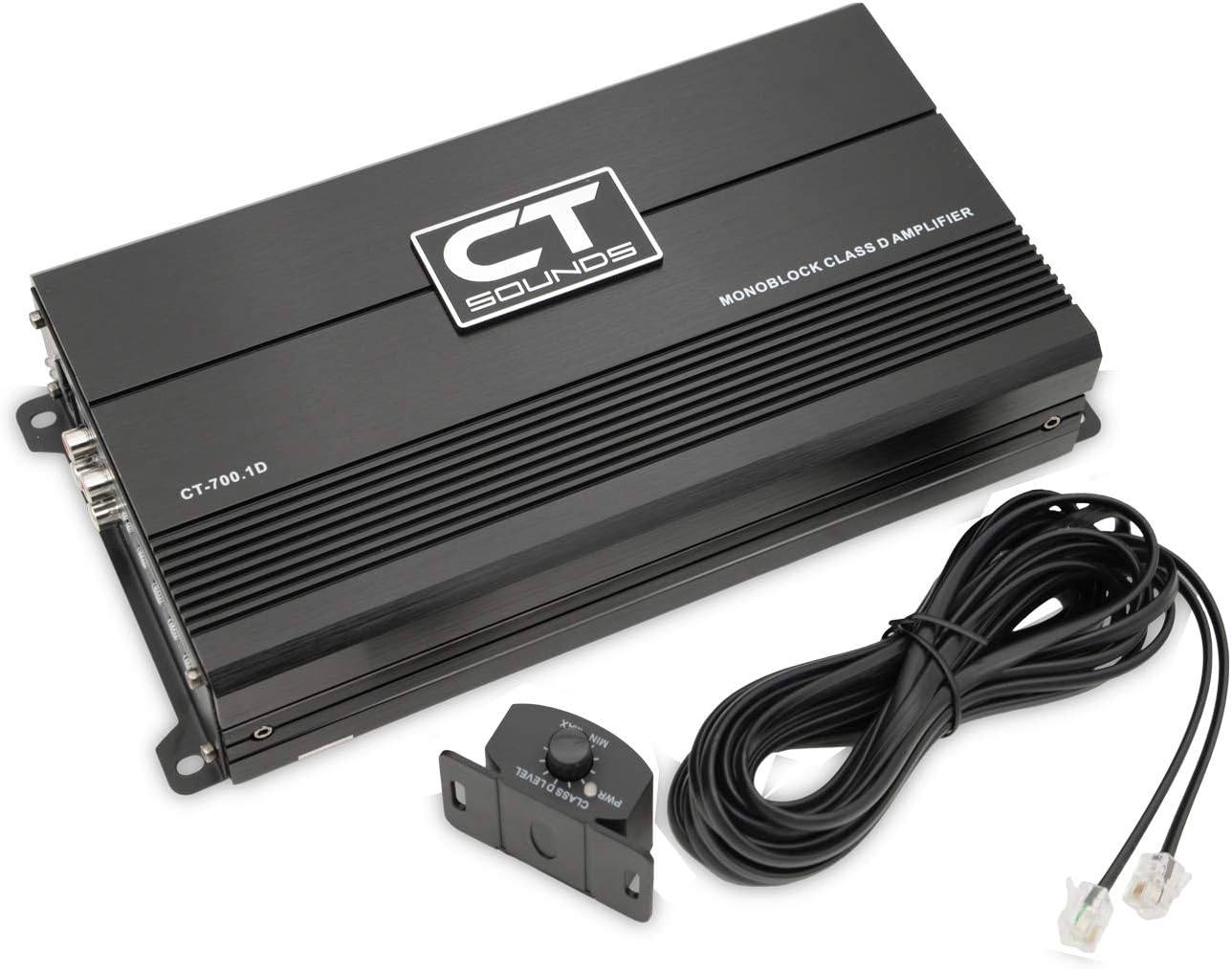 CT Sounds CT-700.1D Compact Class D Car Audio Monoblock Amplifier, 700 Watts RMS