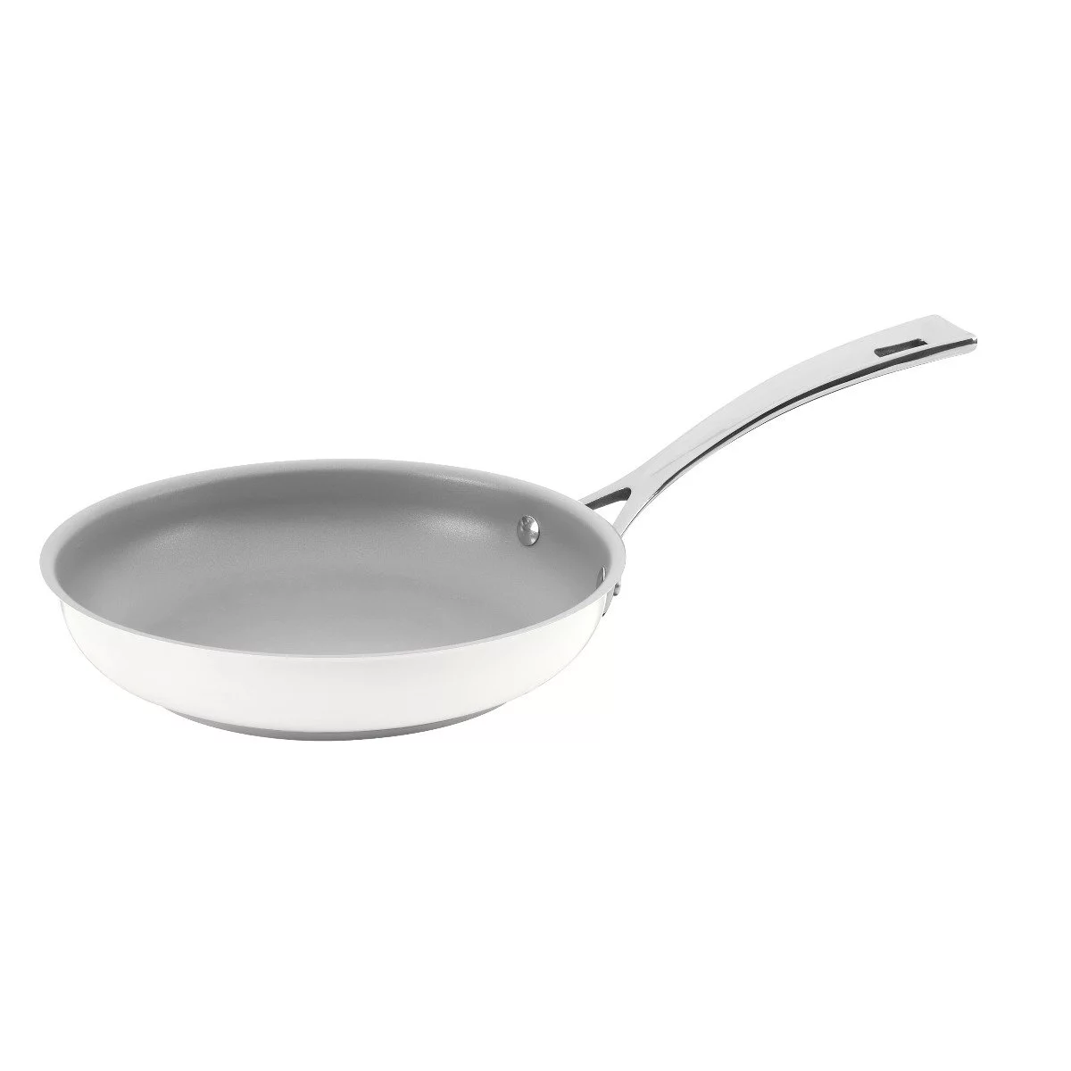 Cuisinart Matte White Non-Stick Stainless Steel Skillet | 8