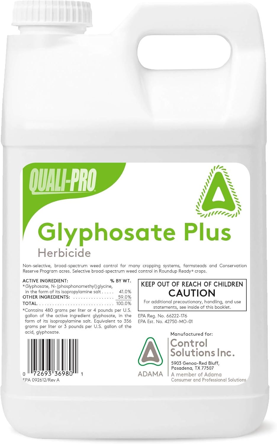 Plus Herbicide - 41% Glyphosate with Surfactant - 2.5 Gallon Credit 41 Extra