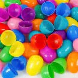 Pre Filled Chocolate Candy Plastic Easter Eggs With Egg Token (200)