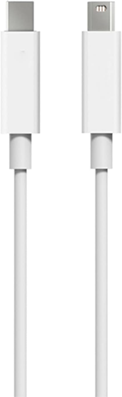 2M Thunderbolt 2 Cable, BolAAzuL 6.6ft Thunderbolt 2 Cable Male to Male White Data & Video Cord for MD861ZM/A MD862ZM/A Pack of 2