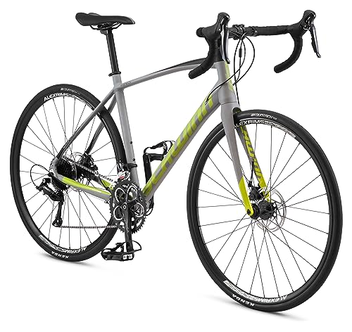 Schwinn Fastback Adult Performance Road Bike, Beginner to Intermediate Bicycle Riders, Aluminum Frame, 700c Wheels, 14-18 Speed Drivetrain