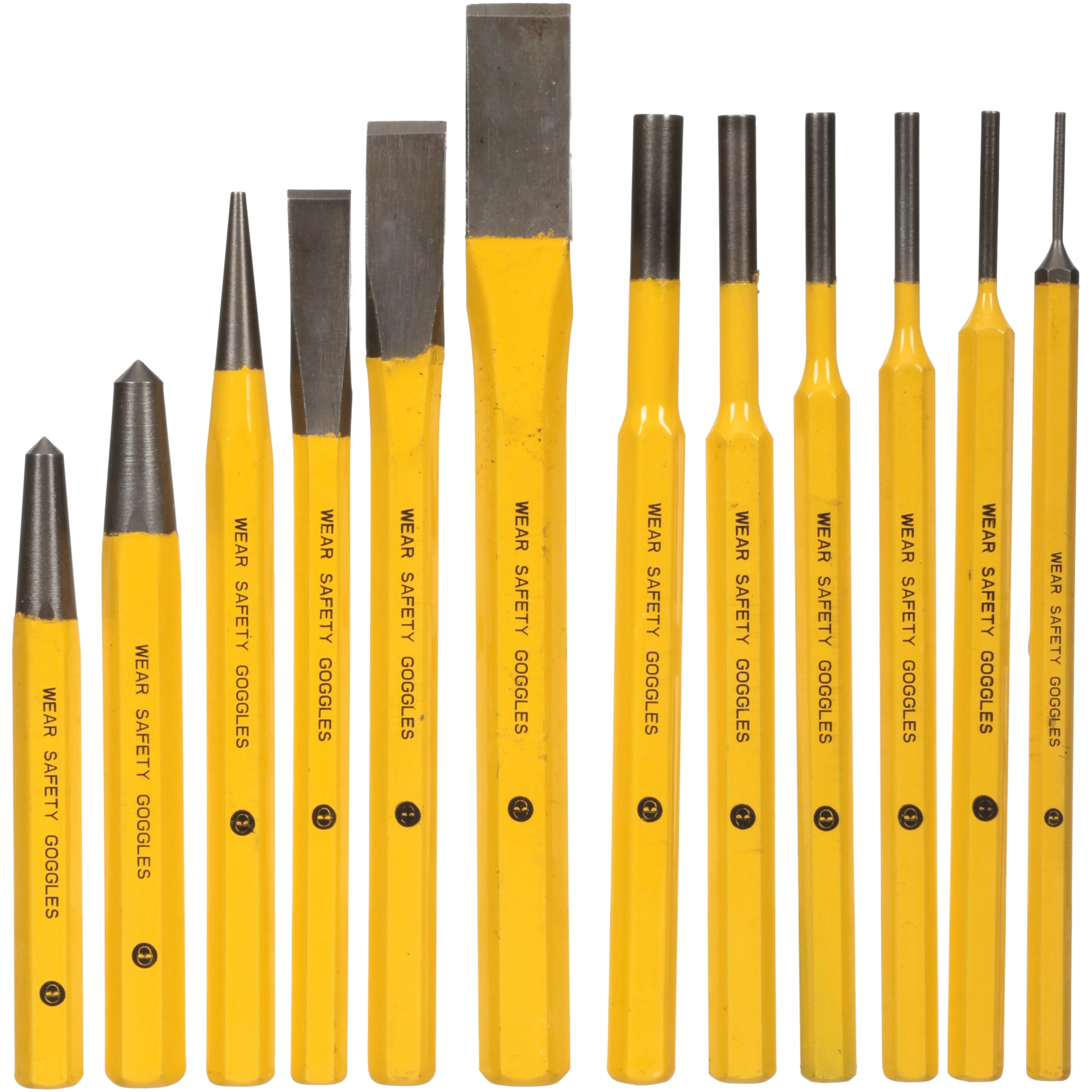 STANLEY 16-299 Cold Chisel and Punch Set 12 ct Pack