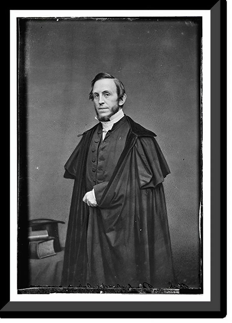 Historic Framed Print, Hon. Charles Devens of Mass. Atty Gen. Hayes Cabinet, 17-7/8