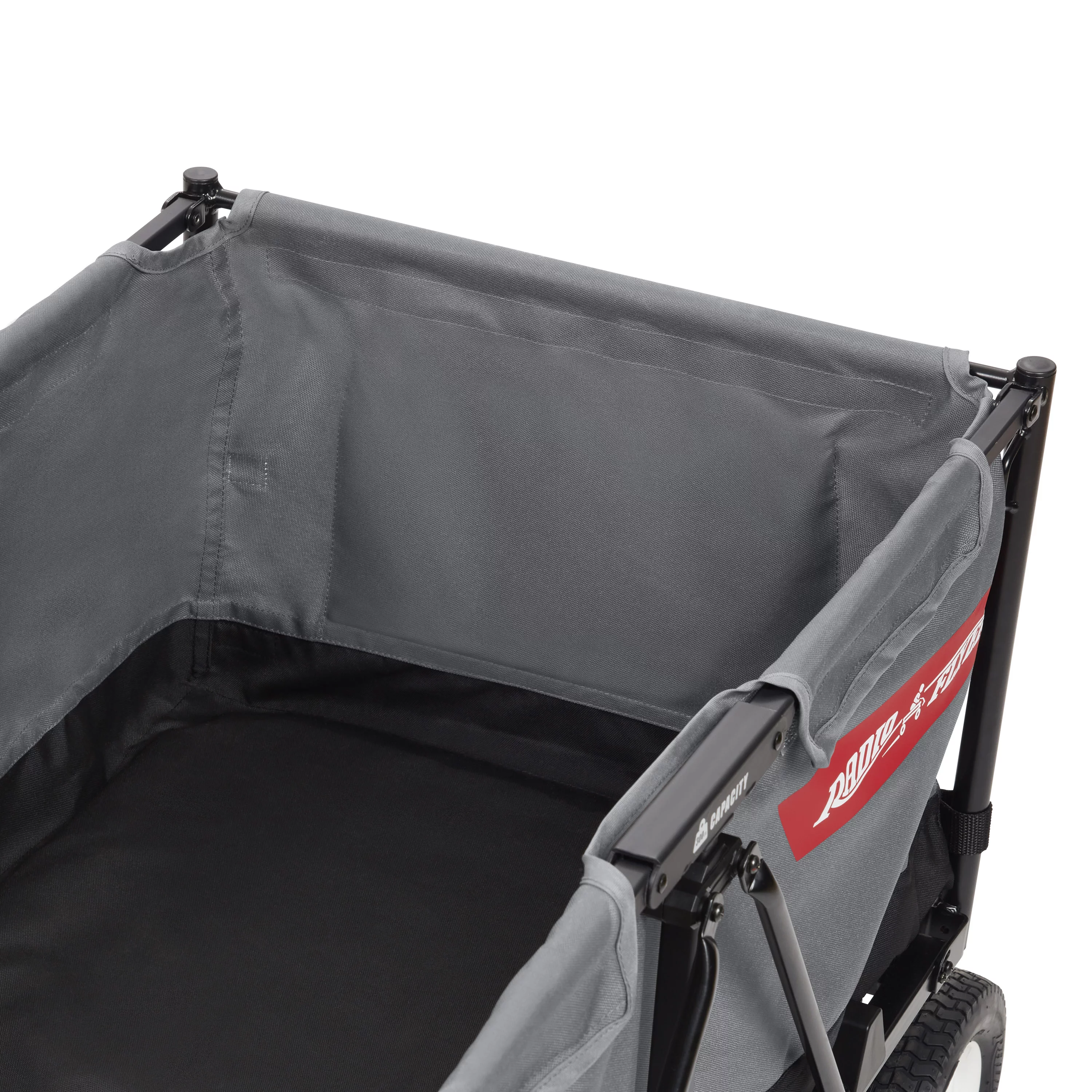 Radio Flyer, Beast EZ Fold Maximum Capacity Heavy-Duty Kid & Cargo, Gray Collapsible Utility Wagon