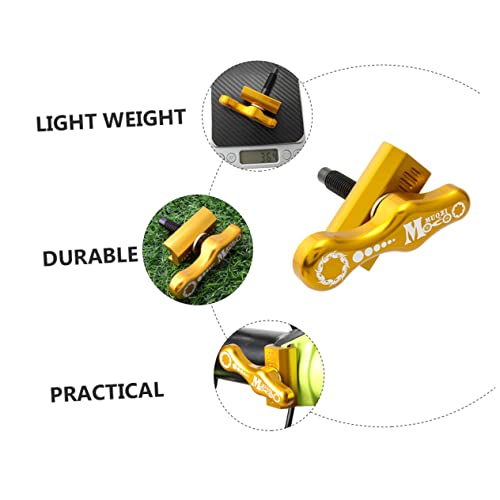 SUPVOX 2 Sets Bicycle Folding Buckle Cycling Seat Fixed Gear Saddle Hinge Frame Connector Buckle Handle Quick