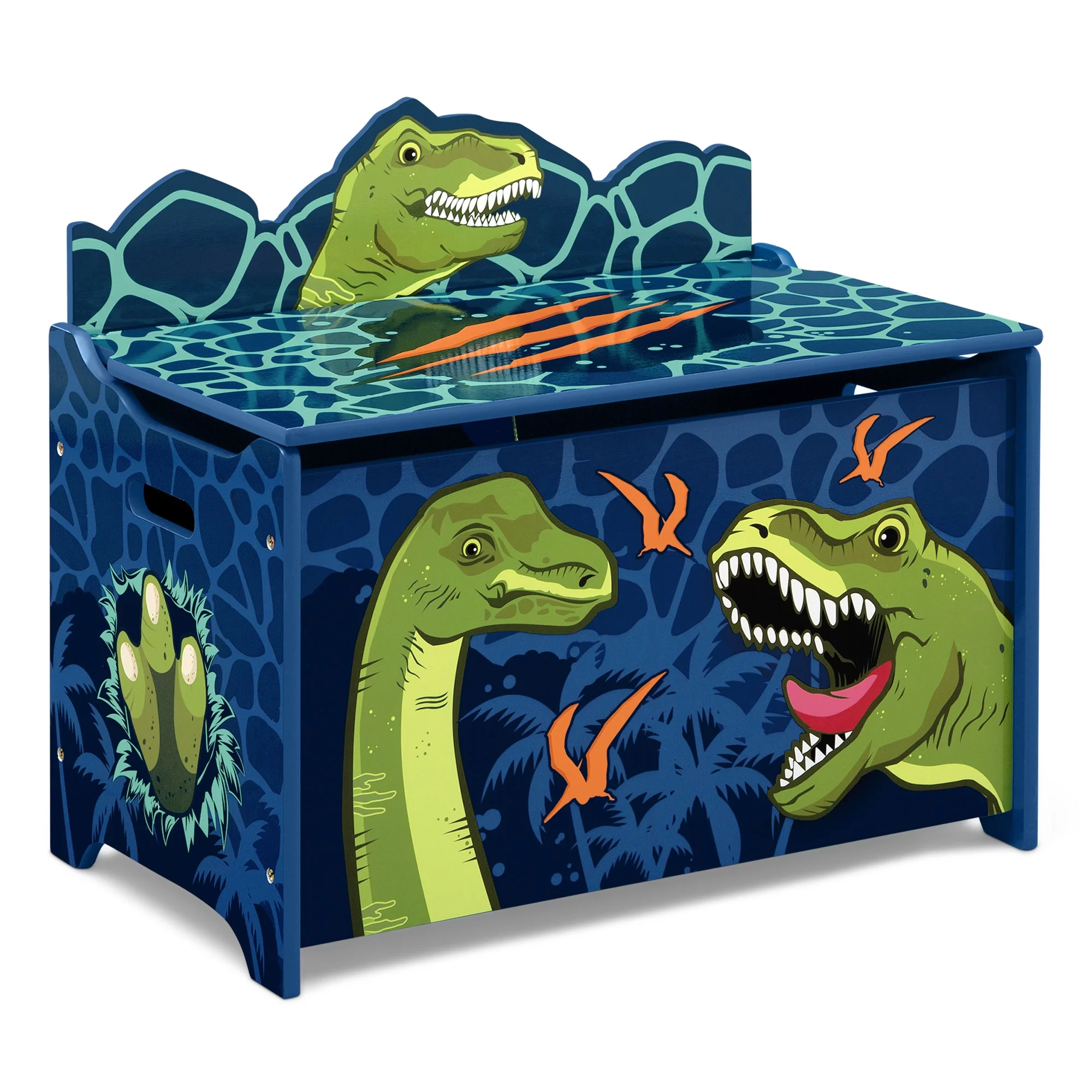 Delta Children Dinosaur Deluxe Toy Box - Greenguard Gold Certified