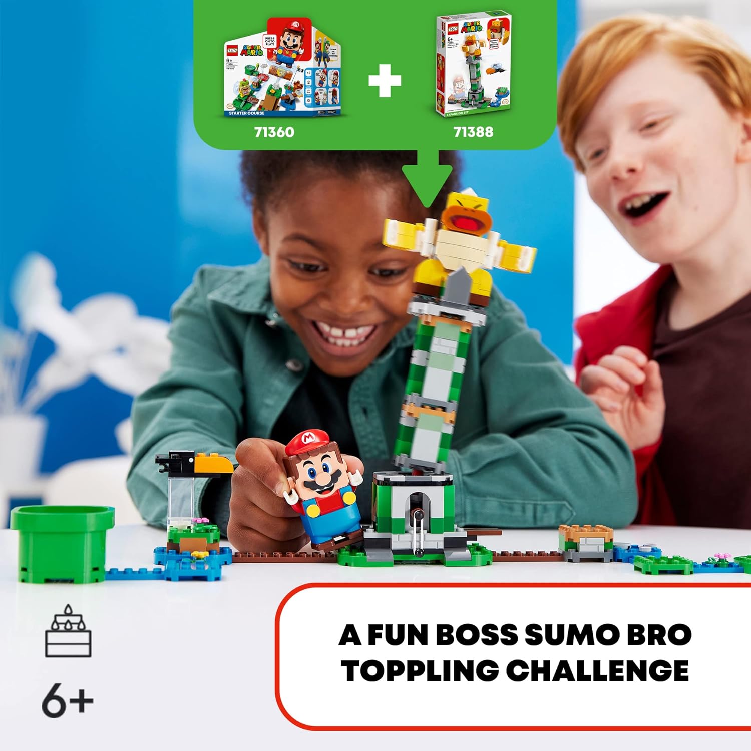 LEGO Super Mario Boss Sumo Bro Topple Tower Expansion Set 71388 Building Kit; Collectible Toy for Kids; New 2021 (231 Pieces)