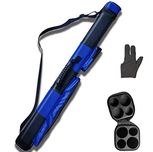 2x2 Hard cue case Square Pool Cue Billiard Stick Carrying Case