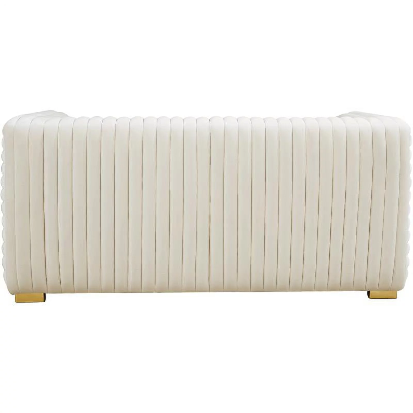 Meridian Furniture Ravish Cream Velvet Loveseat