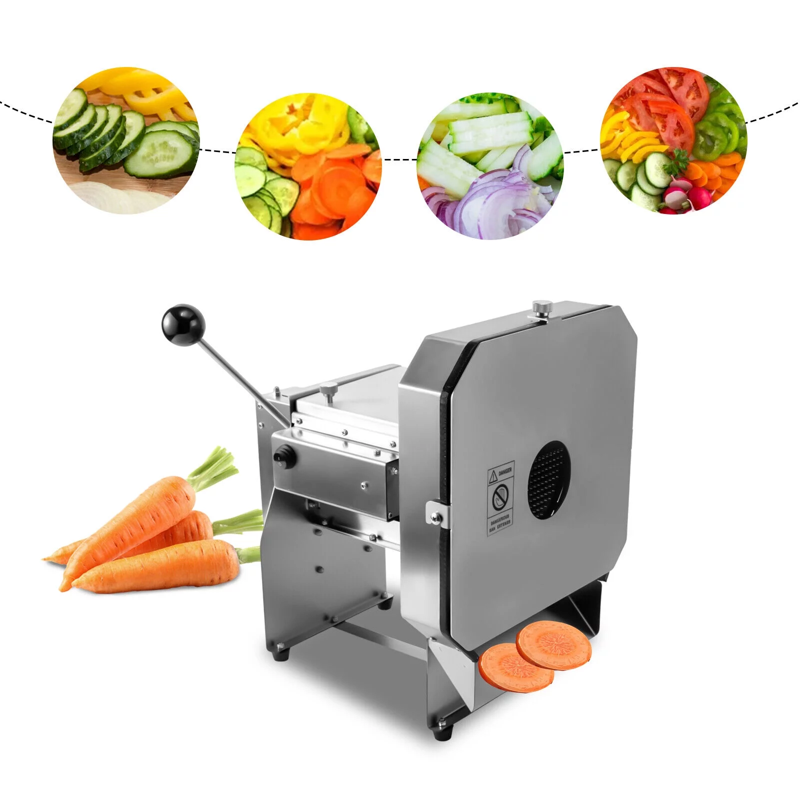DENEST Electric Meat Slicer Blade Deli Food Slicer Veggie Premium Kitchen Cutting 120w