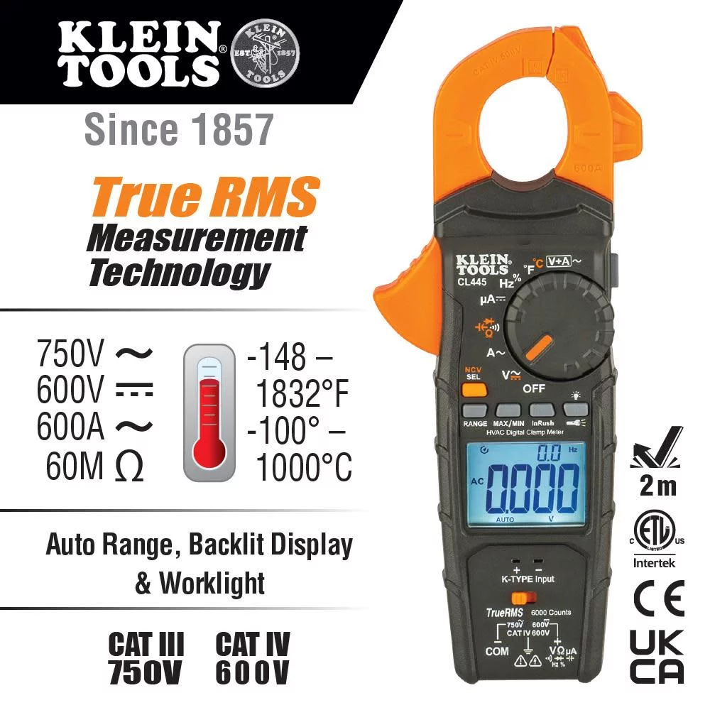 Klein Tools Hvac Clamp Meter