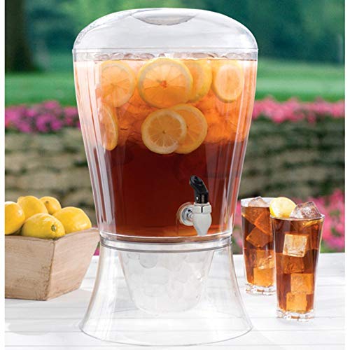 Creativeware 3-Gallon Beverage Dispenser- Poly Prop Beverage Dispenser, Clear