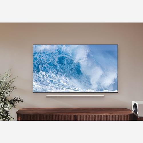 SAMSUNG HW-S50B/ZA 3.0ch All-in-One Soundbar w/Dolby 5.1, DTS Virtual:X, Q Symphony, Built in Center Speaker, Adaptive Sound Lite, Bluetooth Multi Connection, 2022 Black