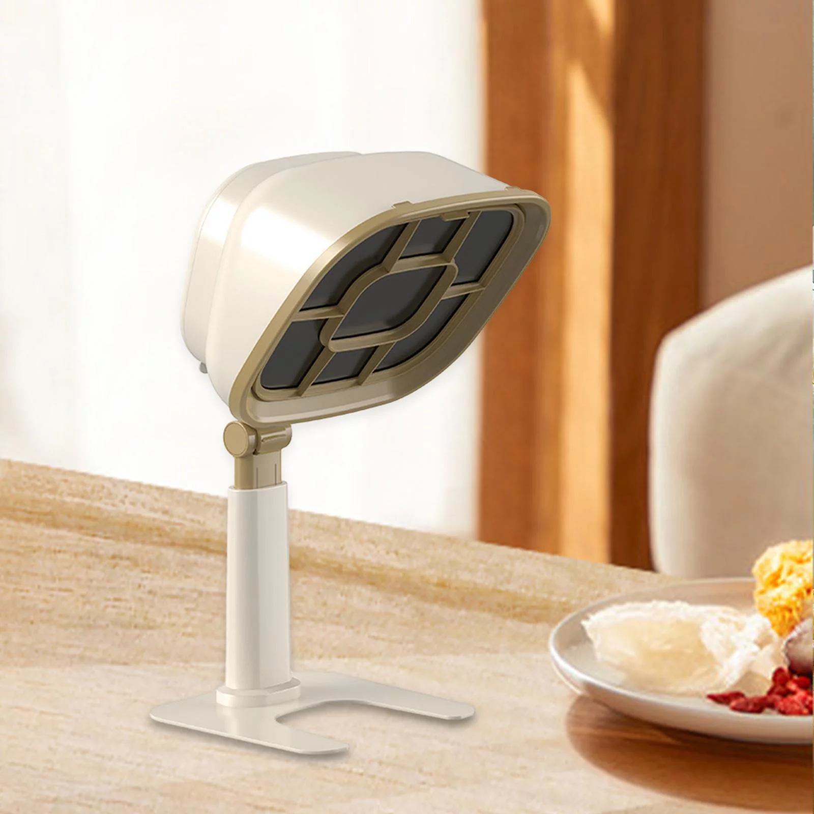 Mini Table Rangehood Desktop Range Hood 3300 RPM Portable Home Adjustable Height Kitchen Exhaust Fan Filter Extractor White