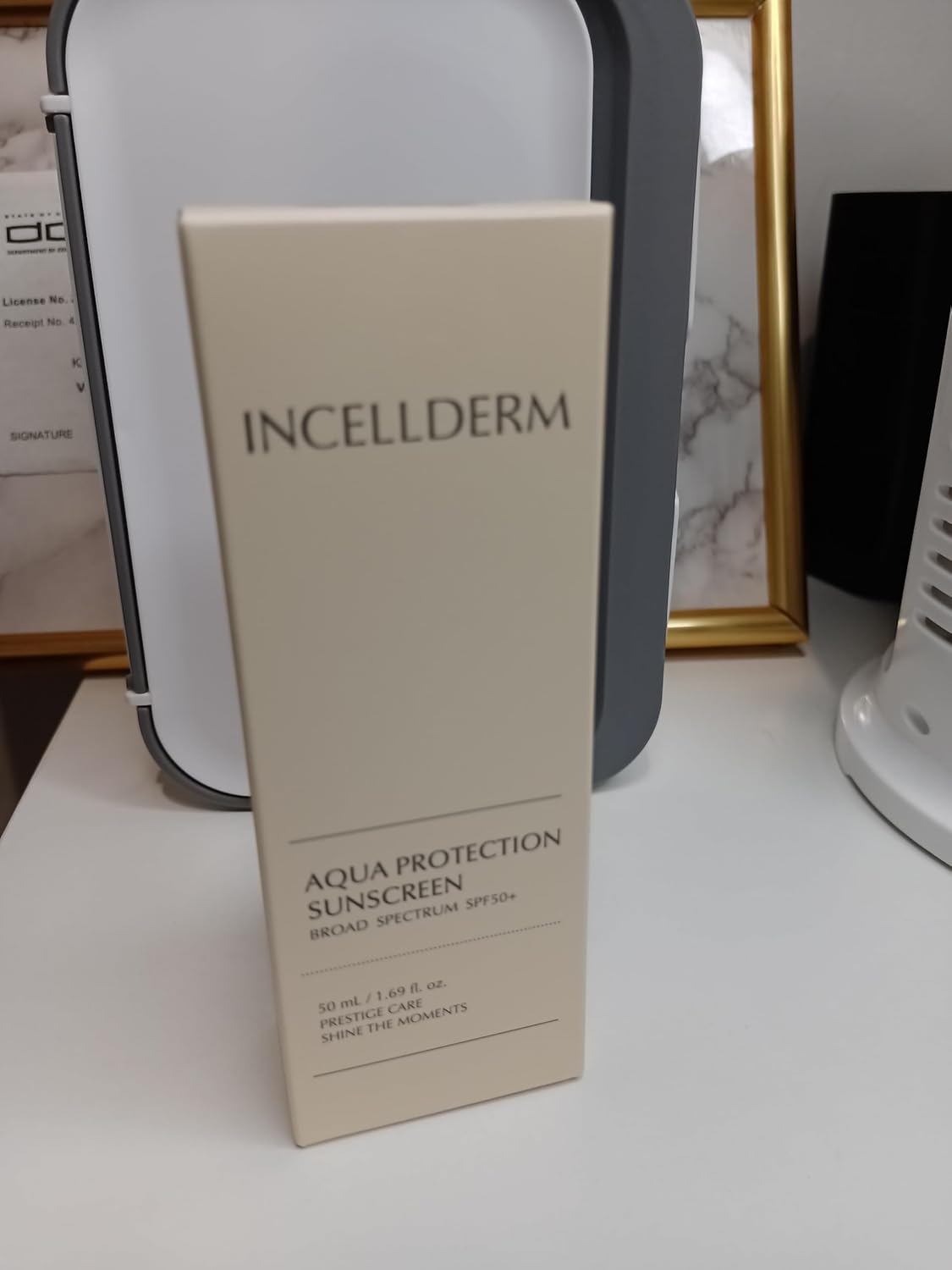 INCELLDERM Aqua Protection Sunscreen 50mL, 1.69 Fl Oz (Pack of 1)