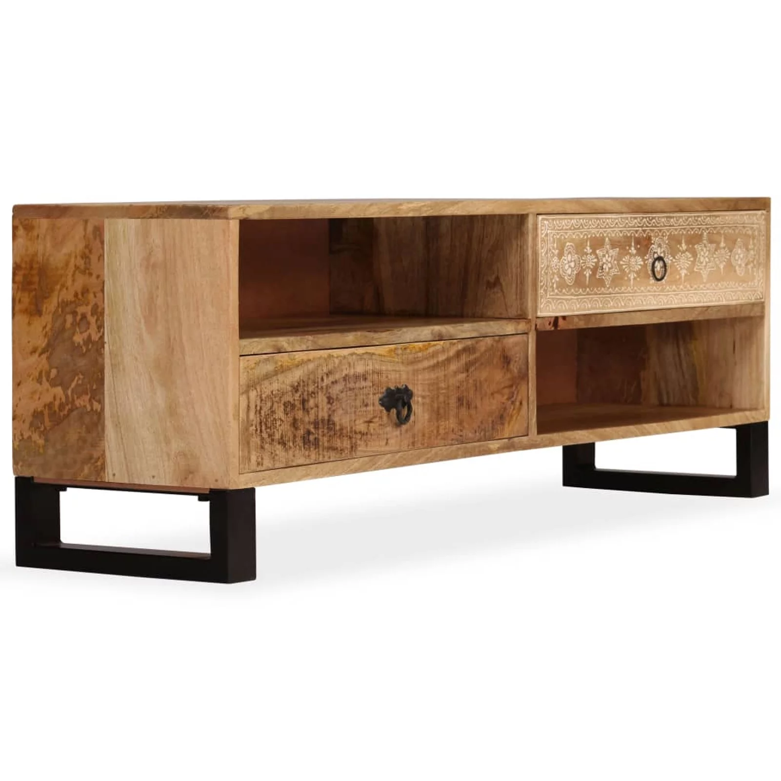 Irfora TV Stand Solid Wood Mango 47.2