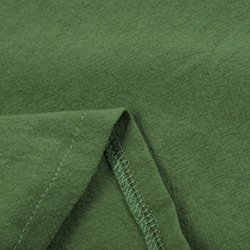 Women Linen Casual Solid Cotton Elastic Waist Drawstring Long Wide Leg Pants Elastic Winter Pants