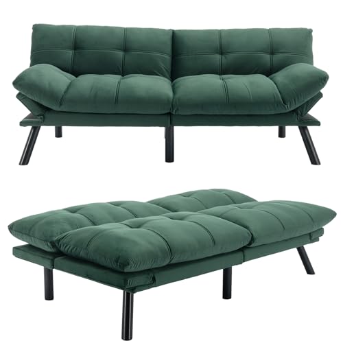 Velvet Convertible Bed, 71