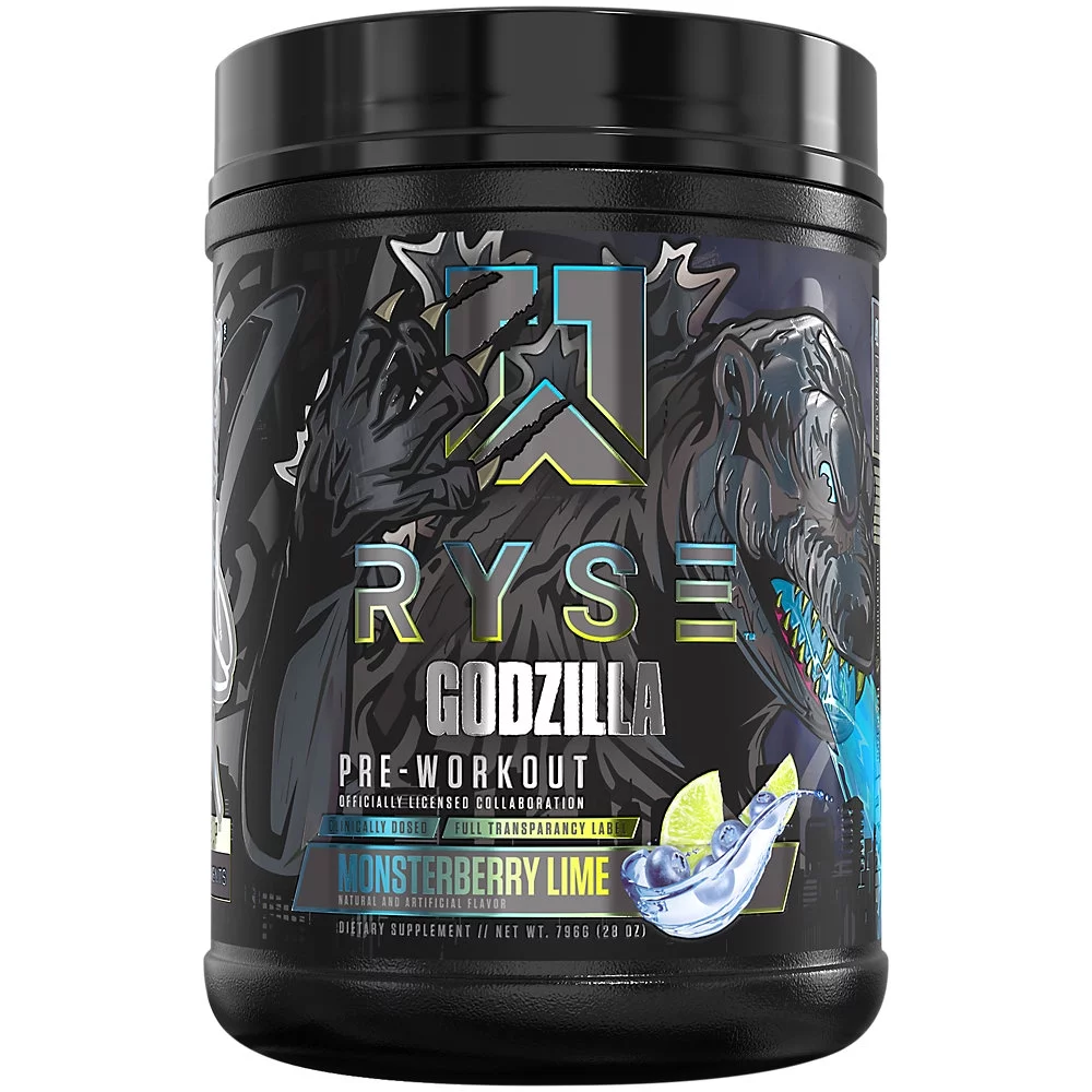 Ryse Godzilla PreWorkout Monsterberry Lime (1.75 lb / 20 Servings)