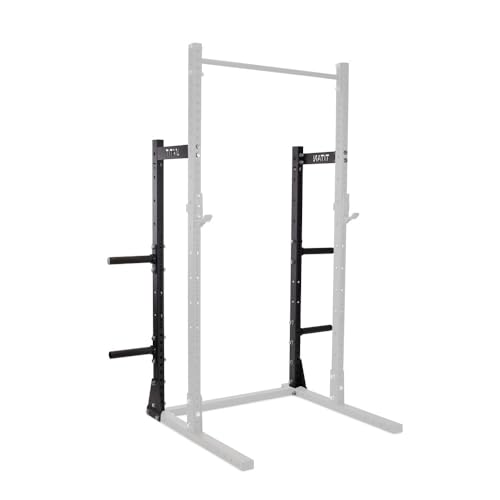 Titan Fitness T-3 Series Half Rack Conversion Kit for T-3 Series Tall or Short Squat Stand, 1,000 LB Capacity
