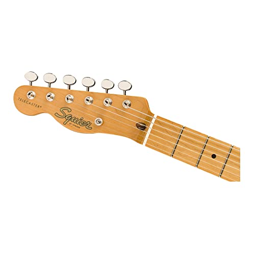 Squier Classic Vibe 70s Thinline Telecaster Electric Guitar, with 2-Year Warranty, Natural, Maple Fingerboard