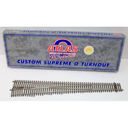 Atlas 7021 O Scale 2-Rail #7.5 Left Hand Turnout