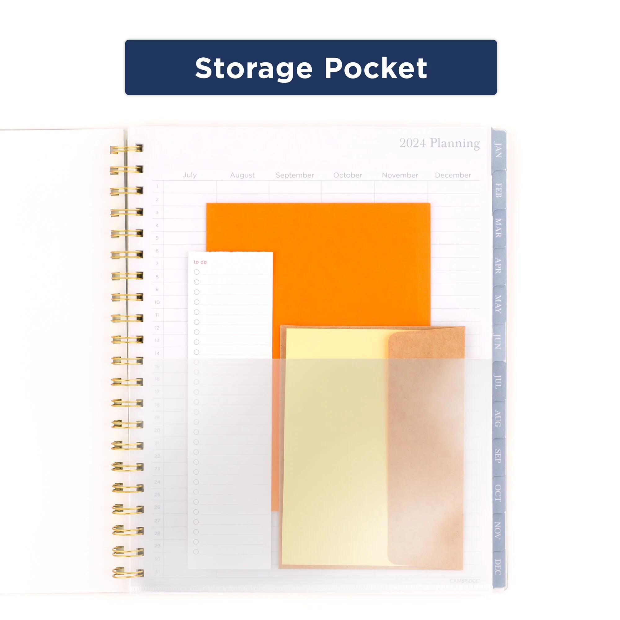 Cambridge Elena 2024 Weekly Monthly Planner Large 8 12 x 11 - Planners