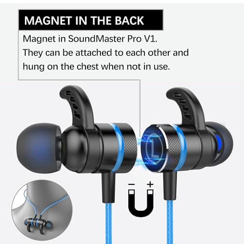 SoundMaster Pro V1 - Gaming Earphones with Dual Audio Drivers,Battle Buds,in-Line Mic with Mute and Volume Control, Compatible with Xbox Series,PS5,PS4,Switch,Pc with 3.5mm