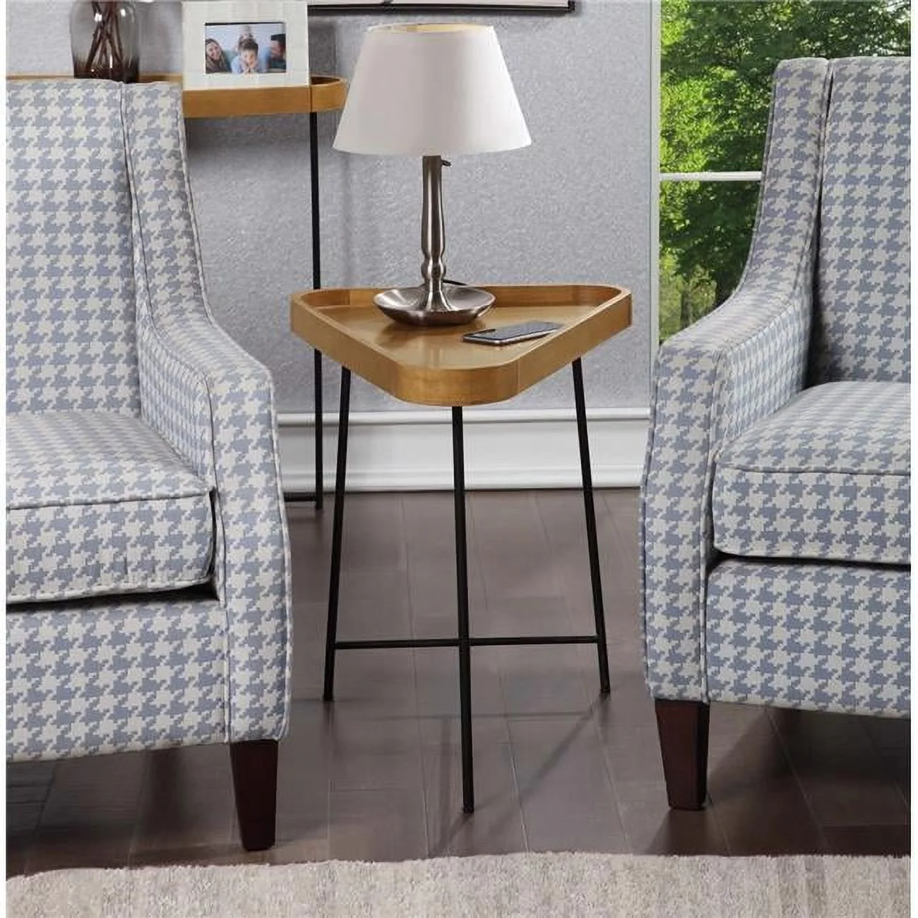 Lunar Triangle End Table