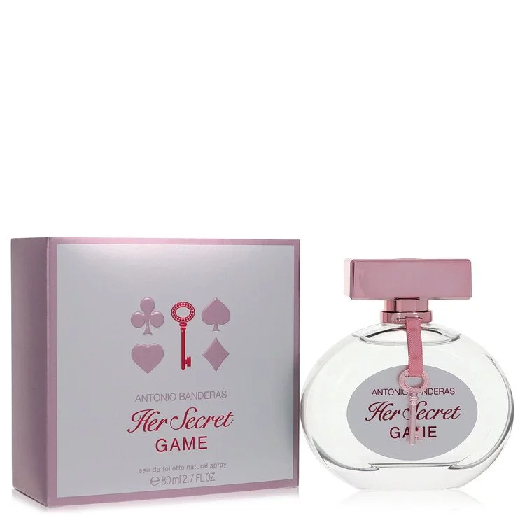 Antonio Banderas Her Secret Game Eau De Toilette Spray for Women 2.7 oz