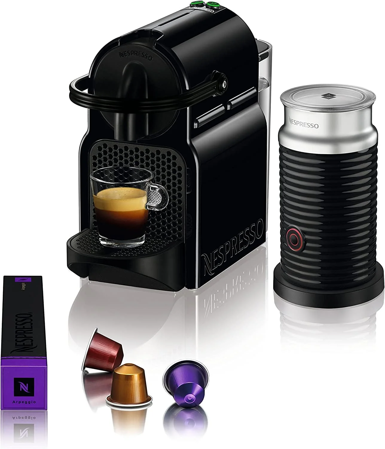 Excellent Nespresso Inissia Espresso Machine by De'Longhi  Black