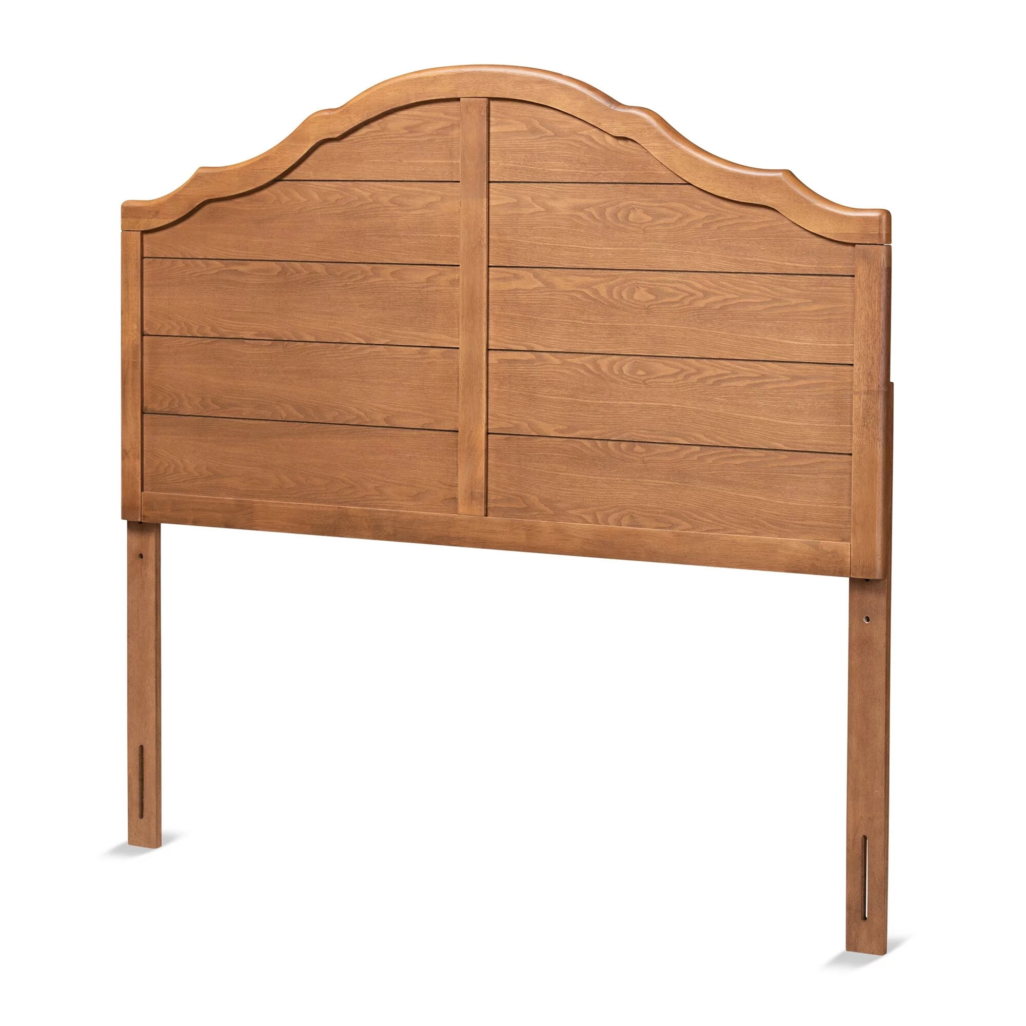 Baxton Studio Clive Vintage Traditional Ash Walnut Finished Wood Headboard Full
