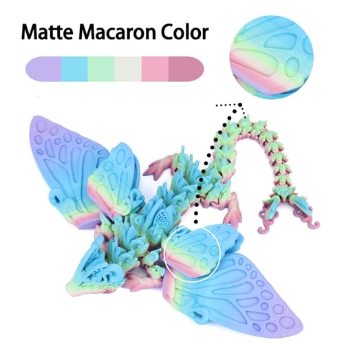 Rainbow 3D PLA Printer Filament 1.75 mm, Matte 3 D PLA Printing Print Filament +/-0.03mm, 1kg/2.2lbs