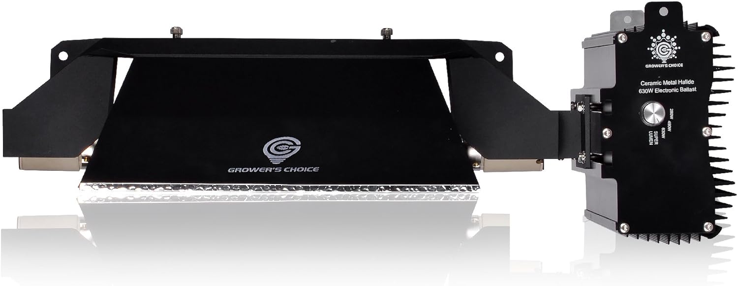 Grower's Choice 630NS (630w CMH/Dual 315W Ceramic Metal Halide bulbs) - Complete Setup ((1) 3K-R / (1) 3K)