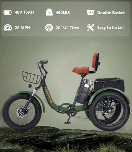 Adult Electric Tricycle Adult Tricycle 3 Wheel Bikes Adults Electric Three Wheel Bike