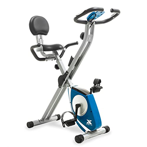 XTERRA Fitness Folding Exercise Bike, 225 LB Weight Capacity