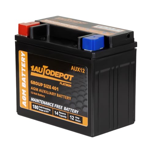 BCI Group 24F Car Battery, 12V 70Ah Automotive Battery Premium Maintenance Free AGM Batteries, 710CCA, 120RC, 36 Months Warranty