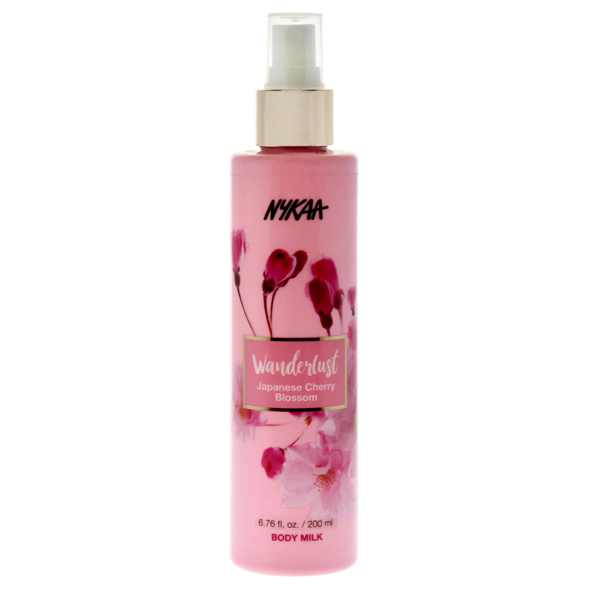 Wanderlust Body Milk - Japanese Cherry Blossom by Nykaa Naturals for Women - 6.76 oz Body Milk